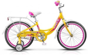 Детский велосипед для девочек Stels Pilot 210 Girl 11 (2016) Yellow pink white
