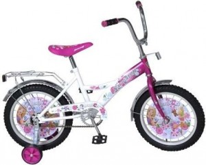 Детский велосипед для девочек Navigator Lady 16 White pink