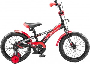 Детский велосипед Stels Pilot 140 8.5 (2016) Black red