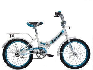 Детский велосипед для мальчиков Larsen Junior 18 2016 White blue