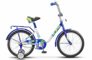 Детский велосипед Stels Flash 11 (2016) Blue white