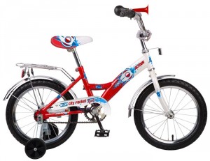 Детский велосипед Altair City Boy 16 (2015) White red