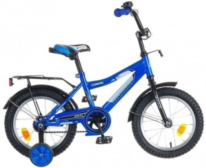 Детский велосипед для мальчиков Novatrack Cosmic 14 (2017) Blue