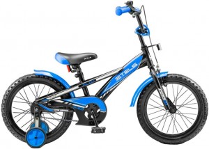 Детский велосипед Stels Pilot 140 8.5 (2016) Black blue