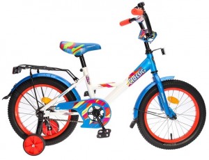 Детский велосипед Graffiti Classic RUS 16 White blue