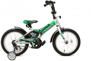 Детский велосипед для мальчиков Stels Jet 16 9 (2017) White green