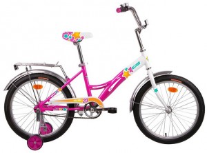 Детский велосипед для девочек Altair City Girl 14 2015 White fuchsia