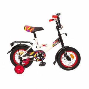 Детский велосипед для девочек Graffiti Classic RUS 12 White black