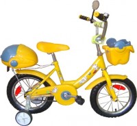 Детский велосипед для девочек Сибвелз B 142 Yellow