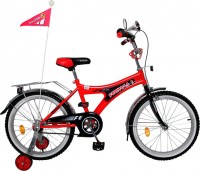 Детский велосипед для девочек Novatrack 21022 Black red