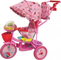 Детский велосипед для девочек 1TOY Т54097 Ну, погоди! Розовый