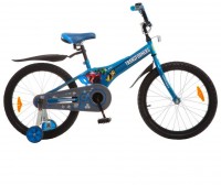 Детский велосипед для мальчиков Novatrack Transformers X63232-K Blue