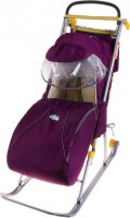 Санки-коляска Nika Детям 2 Purple дефект