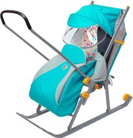 Санки-коляска Nika НД3 Turquoise