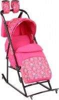 Санки-коляска Kristy Comfort Plus 2014 K1.3 Pink