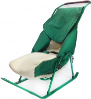 Санки-коляска Пэмби Аленушка-3 Green