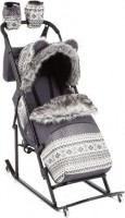 Санки-коляска Kristy Premium Plus 2014 K2.3 Grey