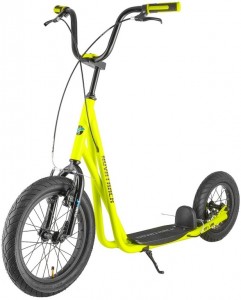 Внедорожный самокат Novatrack City Line 16STAMPN1CL.LM7 (2017) Neon green