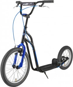 Внедорожный самокат Novatrack City Line 18STAMPN1CL.BK7 (2017) Black blue
