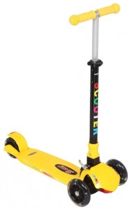 Городской самокат Lider Kids QQBear Yellow