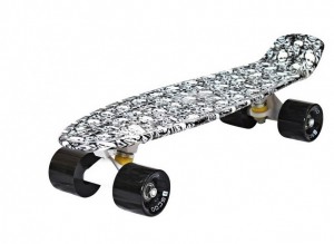 Скейтборд Y-Scoo Penny board RT 22 Print Black scull