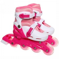 Роликовые коньки Happy Star 139-1 M 34-39 Pink white