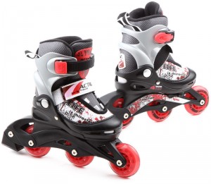 Роликовые коньки Action PW-117CE (XS) 26-29 Red