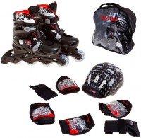 Роликовые коньки Onlitop 869333 35-38 Black red