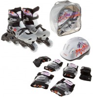 Роликовые коньки Onlitop 869354 35-38 Black grey