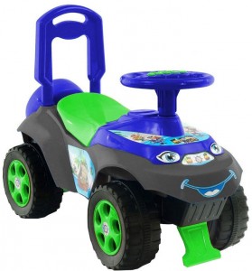 Каталка-толокар RT 013117/01К Автошка Пираты Blue green