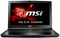 Ноутбук MSI GL62 6QD-009XRU (i5 6300HQ 2.3Ghz/8Gb/15.6/1Tb/DVD/GTX950M/2Gb/FreeDOS/Black) 9S7-16J612-009