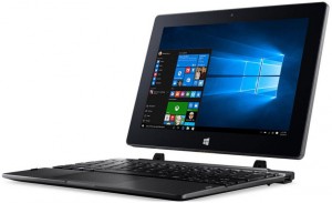 Ноутбук-трансформер Acer SW1-011-171K (Atom X5 Z8300 1.4GHz/10.1/2Gb/SSD 32GB/HD Graphics/W10 Home/Grey) NT.LCSER.003