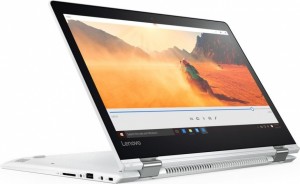 Ноутбук-трансформер Lenovo Yoga 510-14ISK (Core i3 6100U 2.3GHz/14/4Gb/SSD128Gb/HD Graphics 520/W10H64/White) 80S7005JRK