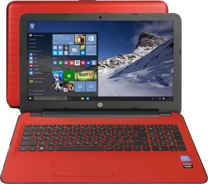 Ноутбук HP 15-ay550ur (Pent N3710 1.6Ghz/15.6/4Gb/500Gb/R5 M430/W10 Home 64/Red) Z9B22EA