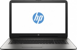 Ноутбук HP 17-x043ur (Core i3 6006U 2Ghz/17.3/4Gb/500Gb/DVD-RW/HD Graphics 520/W10 Home 64/Silver) 1BW70EA