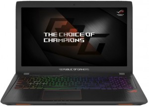 Ноутбук Asus GL553VD-FY079T (Core i7-7700HQ 2.8Ghz/15.6/8Gb/1Tb/DVD/GTX 1050/W10 Home 64) 90NB0DW3-M01570