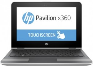 Ультрабук HP Pavilion x360 11-u001ur (Celeron N3060 1.6GHz/11.6/4Gb/500Gb/HD Graphics 400/W10/Silver) W7R40EA