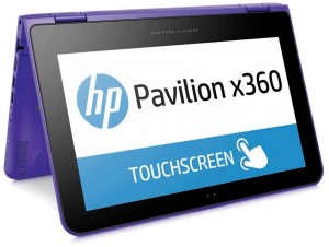 Ноутбук-трансформер HP Pavilion x360 15-bk006ur (Core i5 6200U 2.3Ghz/15.6/6Gb/500Gb/930M/W10H64/Violet) 1BW69EA