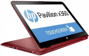 Ноутбук-трансформер HP Pavilion x360 15-bk003ur (Core i3 6100U 2.3Ghz/15.6/8Gb/1Tb/HD Graphics 520/W10 Home 64/Red) X0M80EA