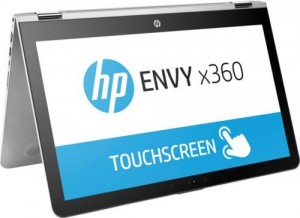 Ноутбук-трансформер HP Envy 15-aq002ur (Core i7 6500U 2.5Ghz/15.6 Touch/8Gb/1Tb/HD Graphics 520/W10 Home 64/Silver)