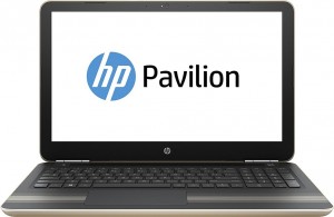 Ноутбук HP Pavilion 15-au000ur (Core i3 6100U 2.3Ghz/15.6/4Gb/1T/DVD/HD Graphics 520/W10 Home 64/Gold) F1D57EA