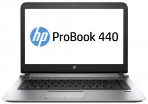 Ноутбук HP ProBook 440 G3 (Core i5 6200U 2.3GHz/14/8Gb/1Tb+SSD128Gb/R7 M340/W7P+W10P/Metallic grey) X0Q63ES