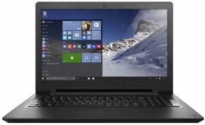 Ноутбук Lenovo IdeaPad 110-15IBR (Cel N3060 1.6GHz/15.6/2GB/SSD 128GB/HD Graphics 400/W10 Home/Black) 80T7009DRK