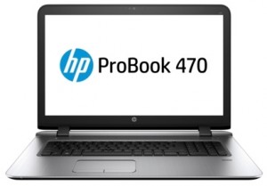 Ноутбук HP ProBook 470 G3 (Core i5 6200U 2.3GHz/17.3/8Gb/1Tb/DVD/R7 M340/DOS/Black) W4P91EA