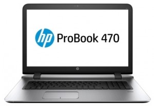 Ноутбук HP ProBook 470 (Core i5 6200U 2.3GHz/17.3/8Gb/1Tb/DVD/R7 M340/W7P 64/Black) W4P81EA