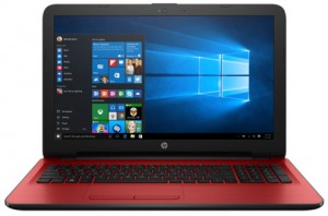 Ноутбук HP 15-ba044ur (AMD E2 7110 1.8Ghz/15.6/4Gb/500Gb/Radeon R2/W10H 64/Cardinal red) X5C22EA