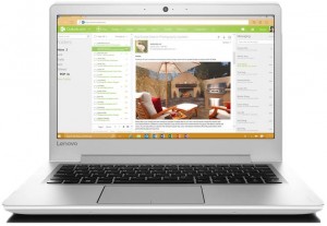 Ноутбук Lenovo IdeaPad 510S-13IKB (Core i7 7500U 2.7GHz/13.3/8Gb/1Tb/HD Graphics 620/W10 Home/White) 80V00060RK