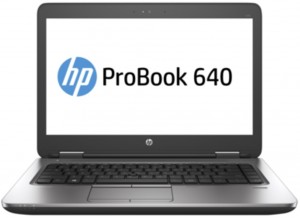 Ноутбук HP ProBook 640 G2 (Core i5 6200U 2.3Ghz/14/8Gb/SSD128Gb/DVD/HDG 520/W7P 64/Silver) T9X04EA