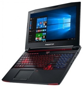 Ноутбук Acer Predator G9-593-504U (Core i5 6300HQ 2.3Ghz/16Gb/1Tb+SSD128Gb/DVD-RW/GTX 1070/Linux) NH.Q16ER.001