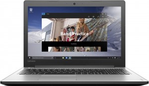 Ноутбук Lenovo IdeaPad 300-15ISK (Core i3 6100U 2.3Ghz/15.6/8Gb/1Tb/DVD-RW/Radeon R5 M430/W10/Silver) 80Q701K0RK